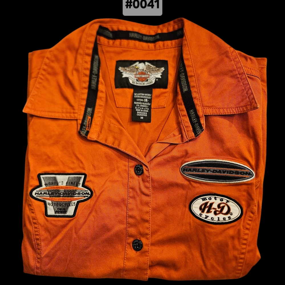 Harley-Davidson Orange Men's Shirt